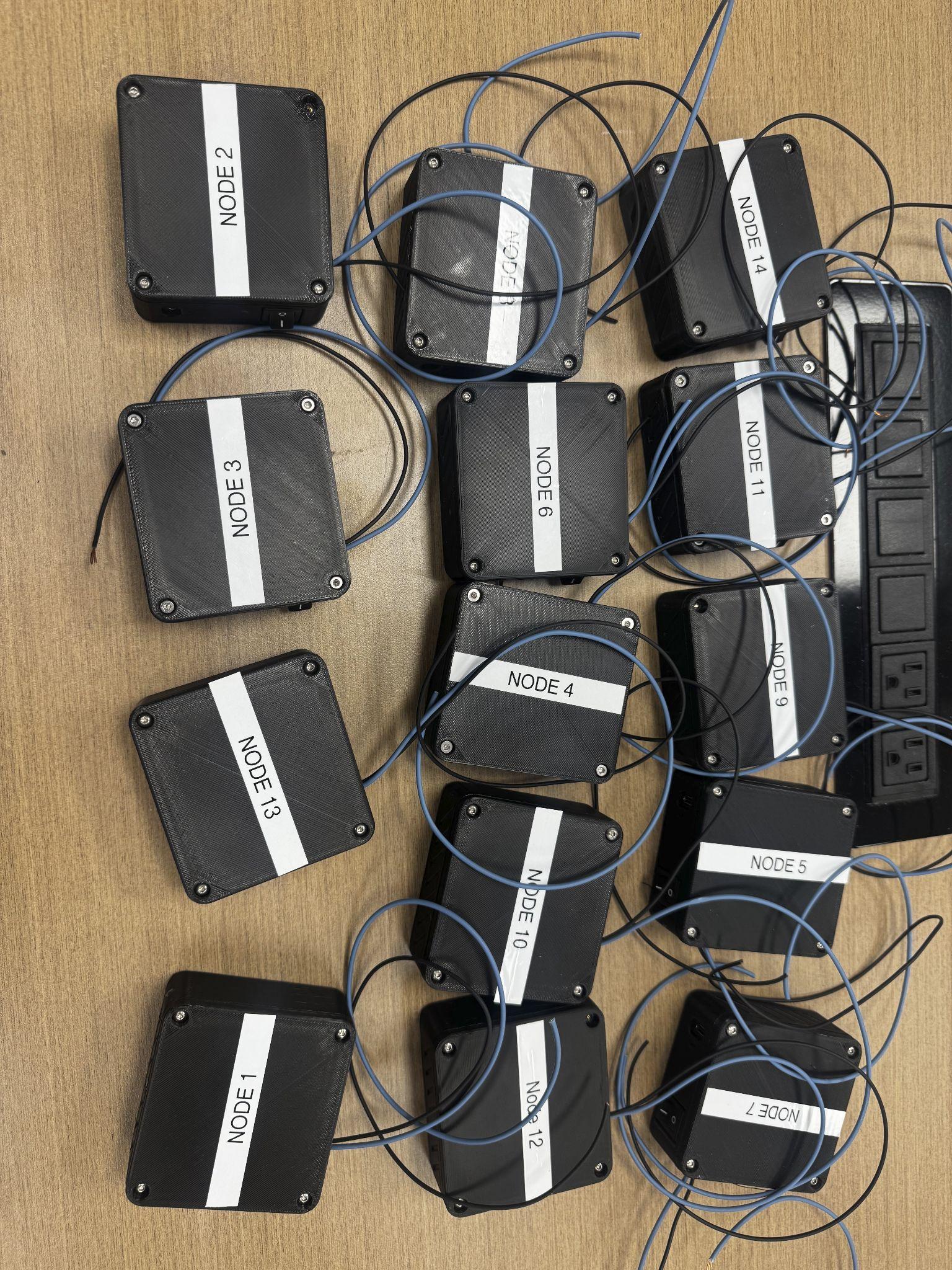 Subaru Technical Training Internship - 14-node Bug Box network
